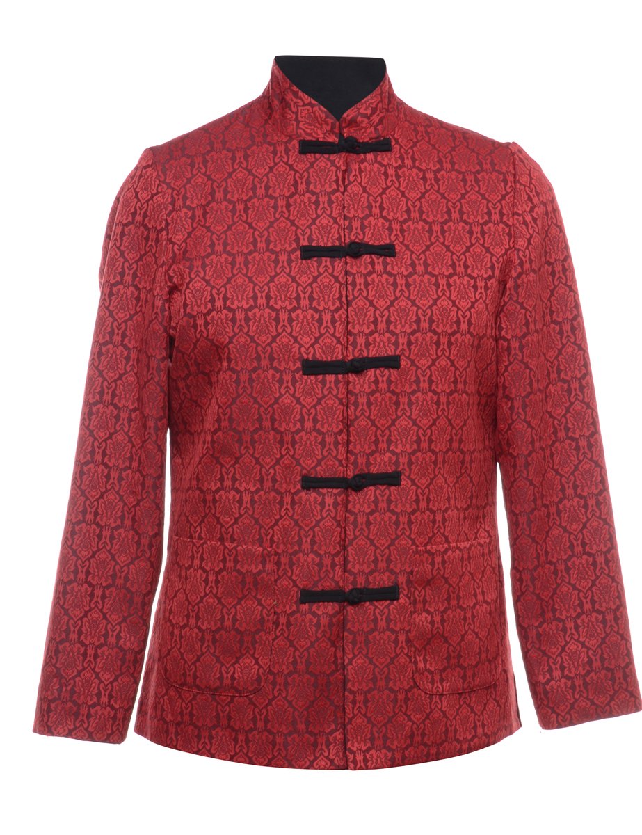 1990s Jacquard Evening Jacket - M