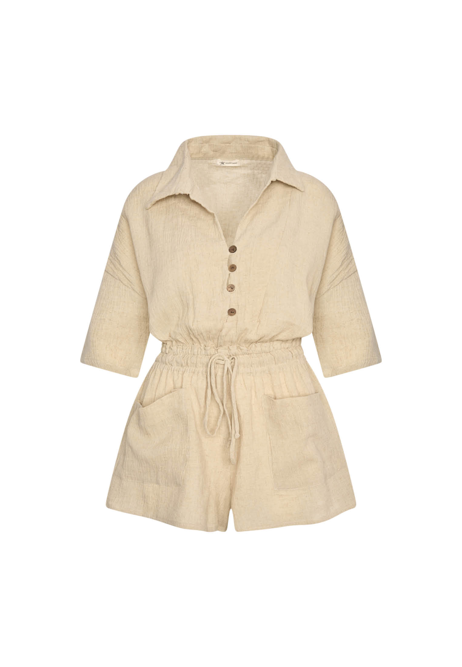 TET. responsible wear Nusa Jumpsuit Beige Renoon